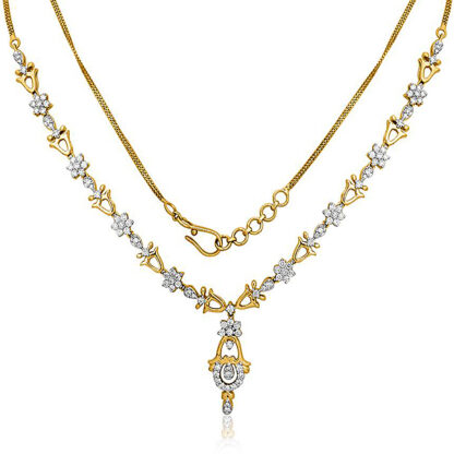 christmas-special-diamond-bell-and-cherry-leaves-necklace-14k-yellow-gold-hiramani-jewelers-ruby-and-gems-hall-of-gems-sdnk-1125