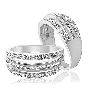 LAB-GROWN DIAMOND WEDDING RINGS